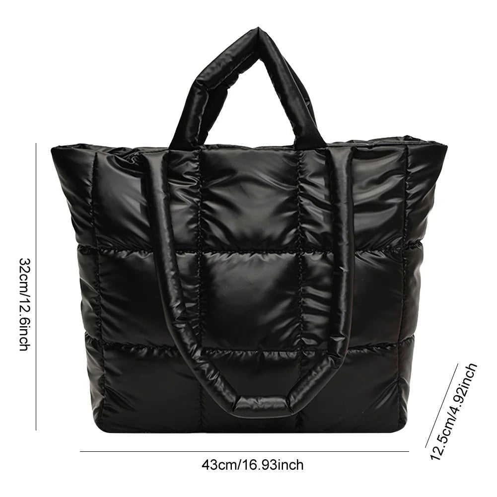 Puffer Tote Bag for Women