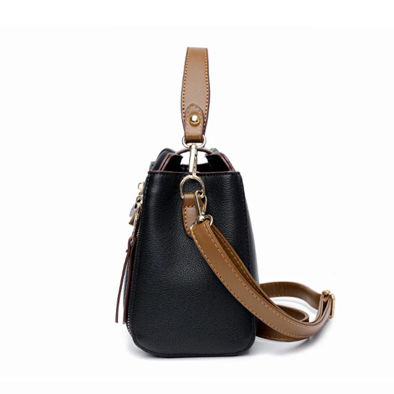 Luxury crossbody bucket bag