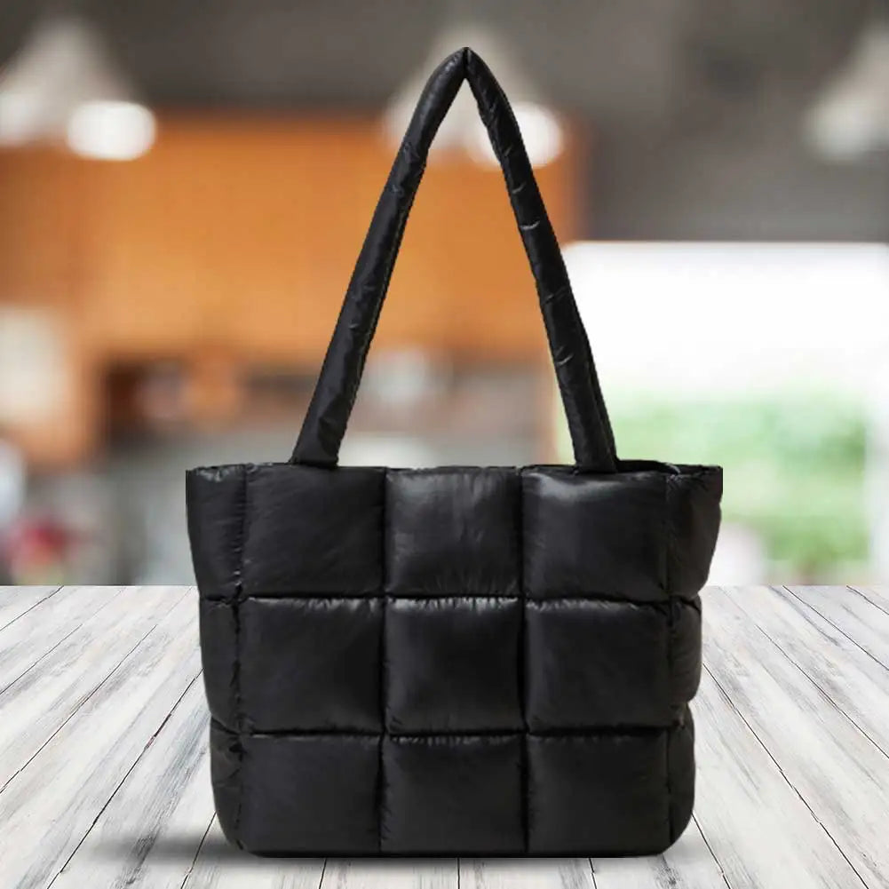 Padded Tote Handbag