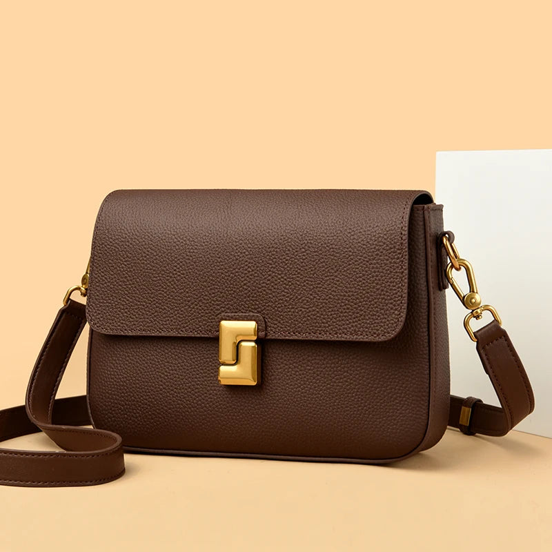 Genuine Leather Crossbody Bag