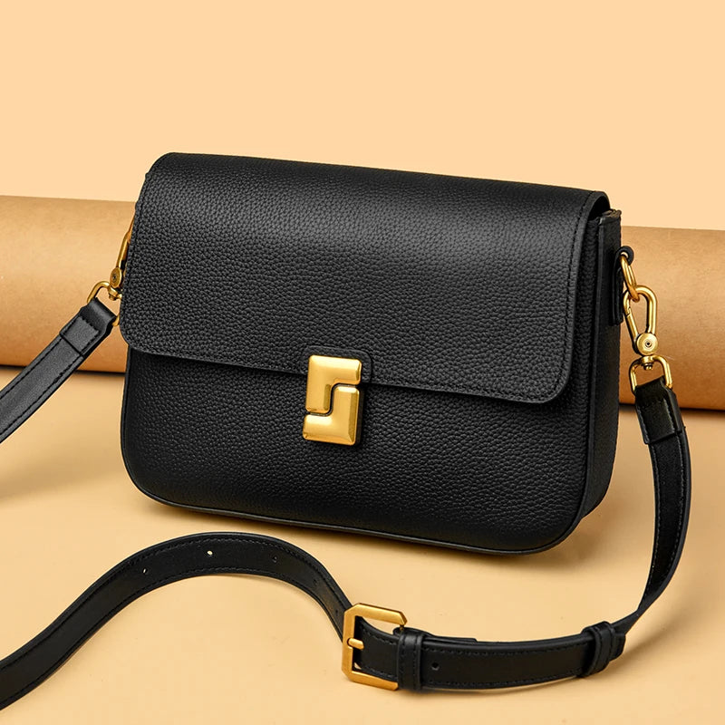 Genuine Leather Crossbody Bag