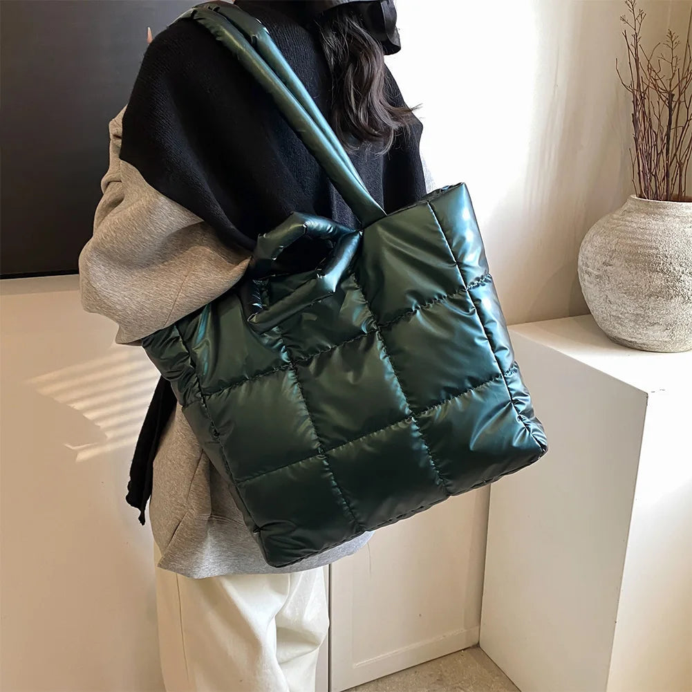 Puffer Tote Bag for Women