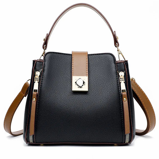 Luxury crossbody bucket bag