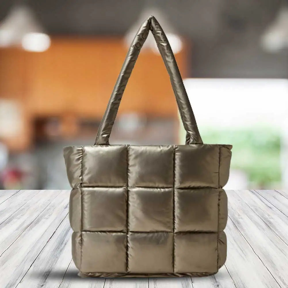 Padded Tote Handbag